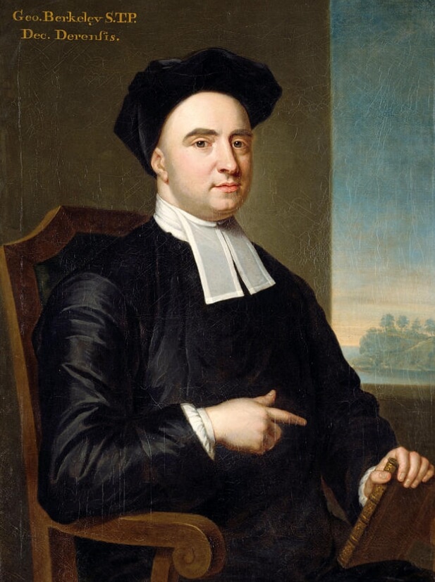Portrait Malerei Georges Berkeley