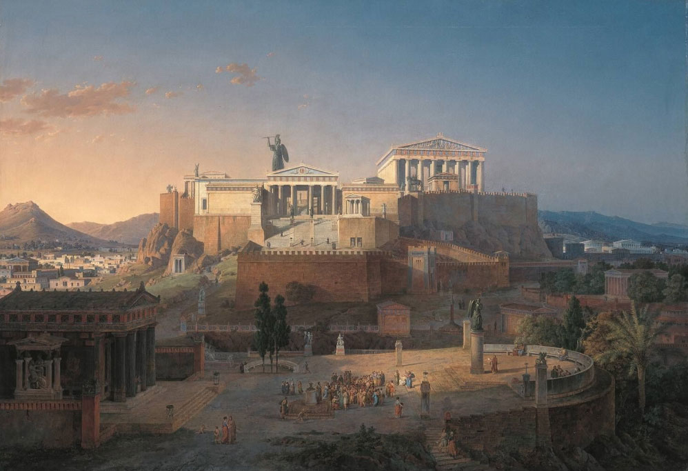 Bild Akropolis, Malerei